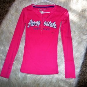 576 NWT Aeropostale Long Sleeve Thermal Top